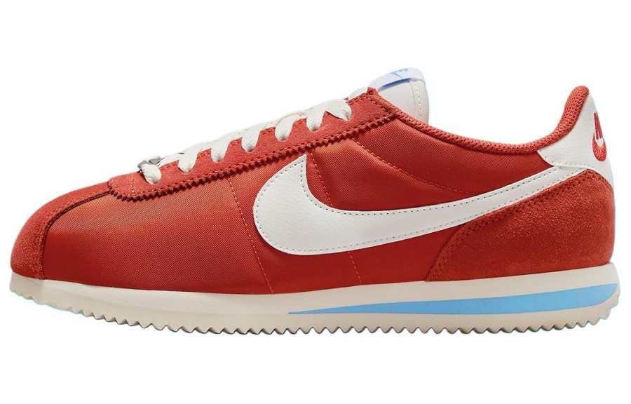 Nike Nike Cortez Cushioning Anti-Slip Wear-Resistant Breathability Low-Top Casual Running Shoes Women's Red