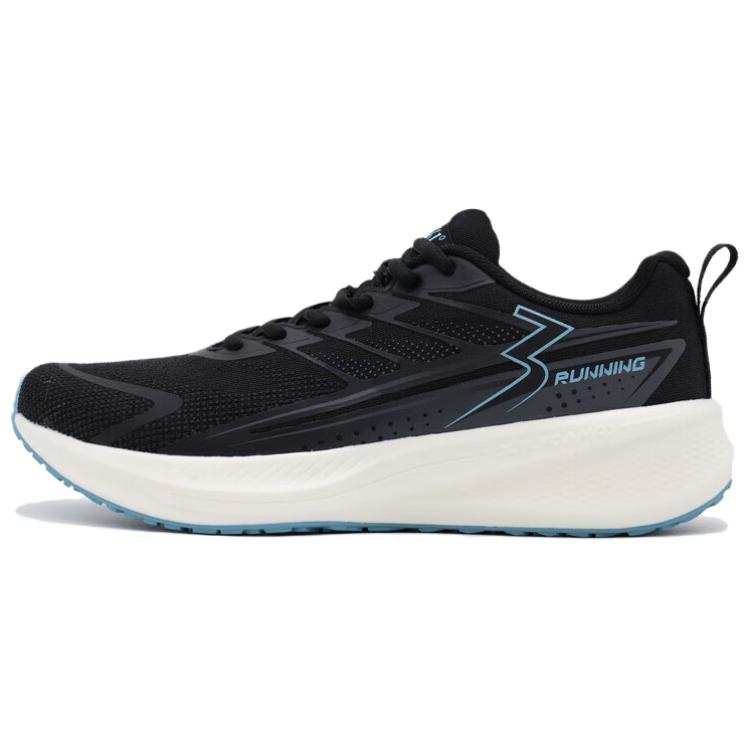 361° Low top Casual Training Sprint Running Shoes Men's Black Blue White