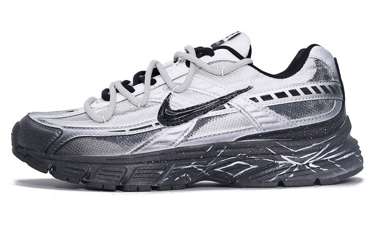 Nike Nike Initiator Abrasion Resistant Low top Casual City Commuting Running Shoes Unisex Black White