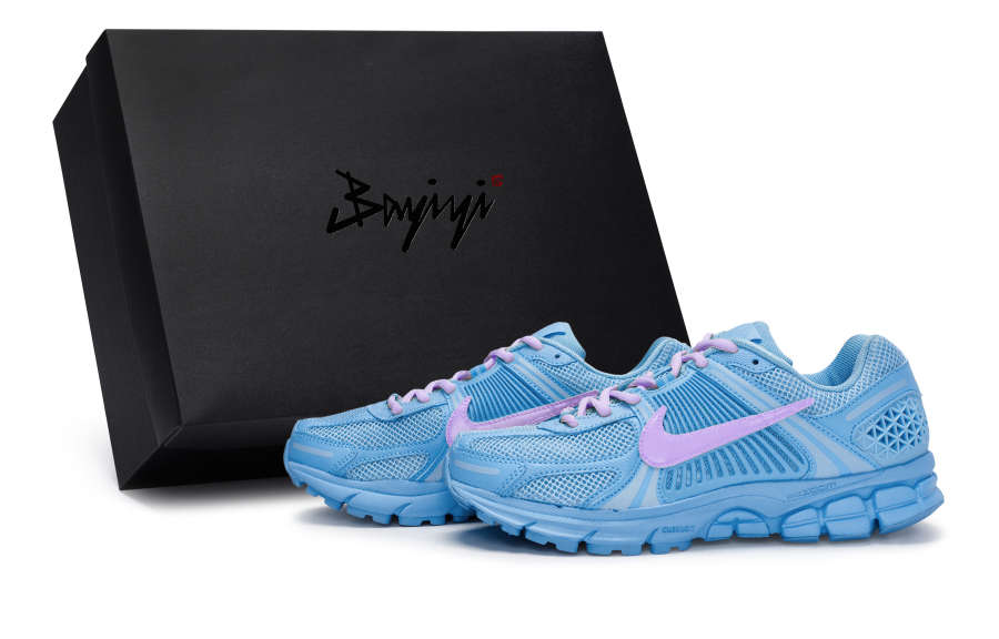 Nike Nike Zoom Vomero 5 Slip Resistant Slip Resistant Low top Running Shoes Unisex Blue Purple