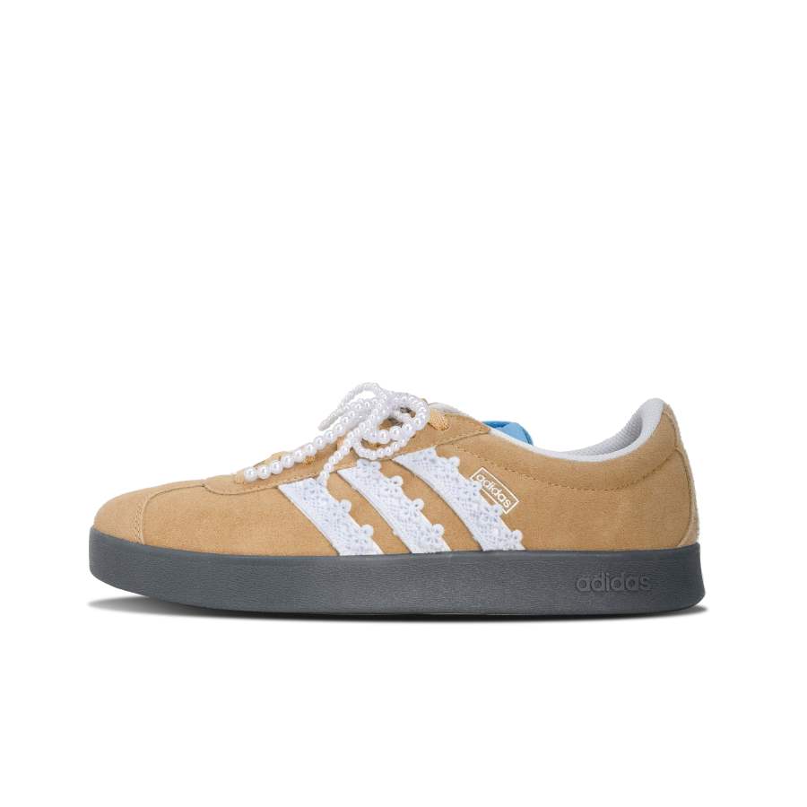 Adidas Adidas VL COURT 2.0 Slip Resistant Slip Resistant Low top Skateboard Shoes Unisex Orange