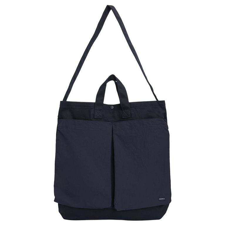 Nanamica Cotton With Nylon Handbag Regular Unisex Marine
