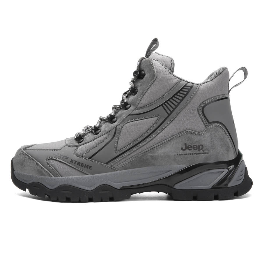 Jeep High top Outdoor Shoes Men's Gray