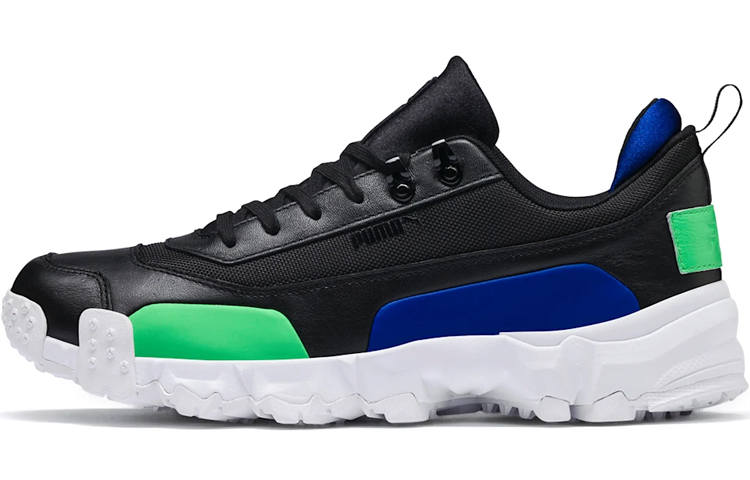 PUMA PUMA Trailfox Leather Black Green Blue