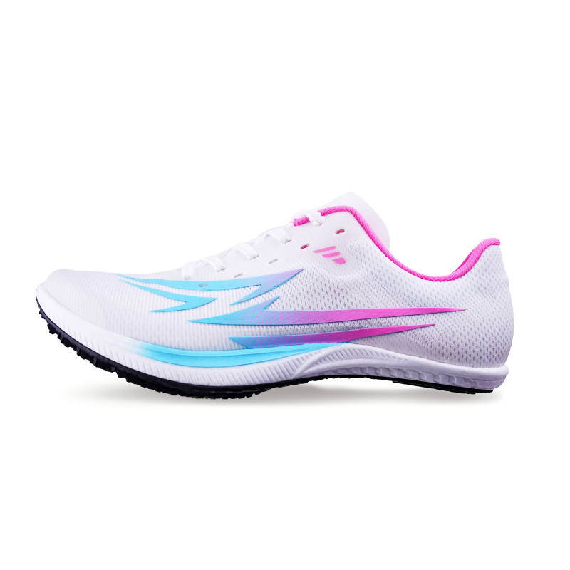 ZINGIS Mid top Full Length Pure Carbon Plate Sprint Running Shoes Unisex White