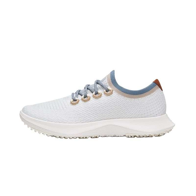 Allbirds Tree Dasher Cushioning Slip Resistant Cushioning Slip Resistant Low top Running Shoes Women's White Blue