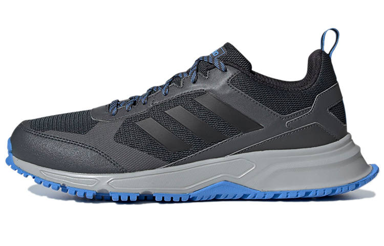 Adidas Adidas Rockadia Trail 3.0 Slip Resistant Fabric Breathable Low top Running Shoes Men's Black Gray