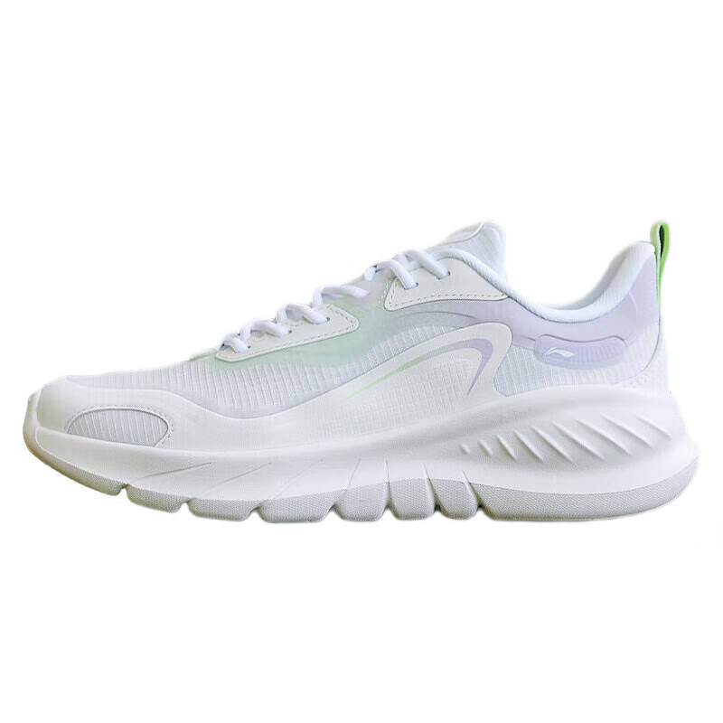 Li-Ning Li Ning Slip Resistant Abrasion Resistant Slip Resistant Abrasion Resistant Low top Casual Running Shoes Women's White