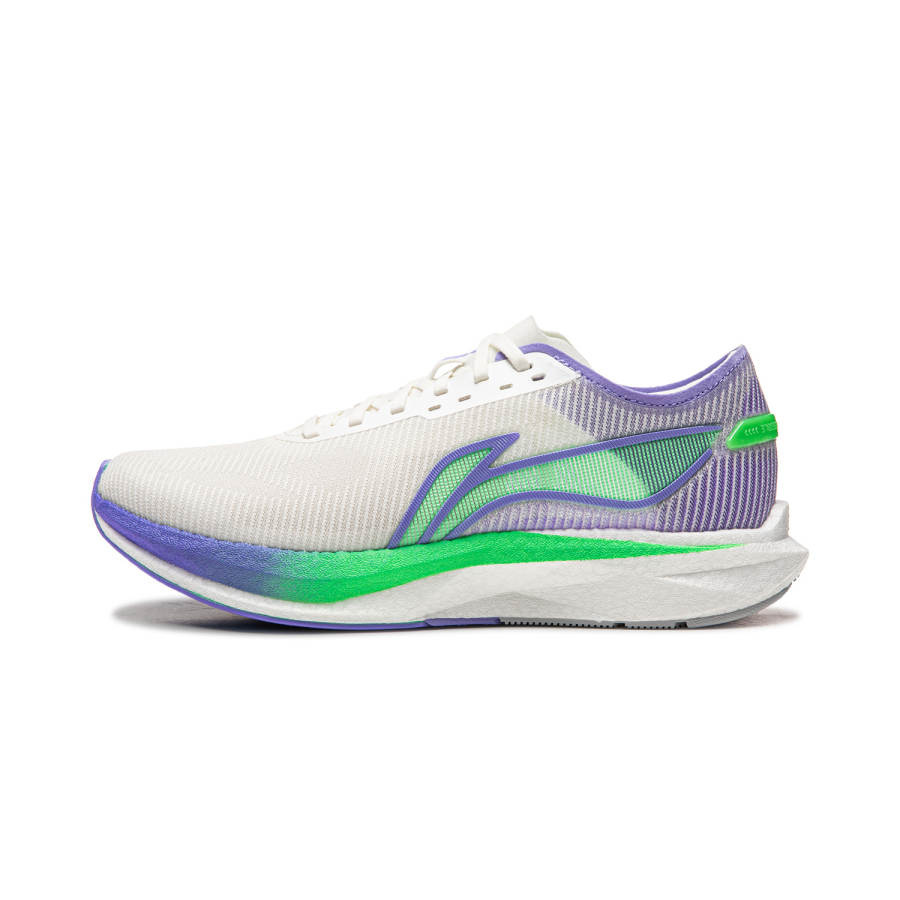 Li-Ning Li Ning ZhuiFeng Running Shoes Women's Low Top Champagne White