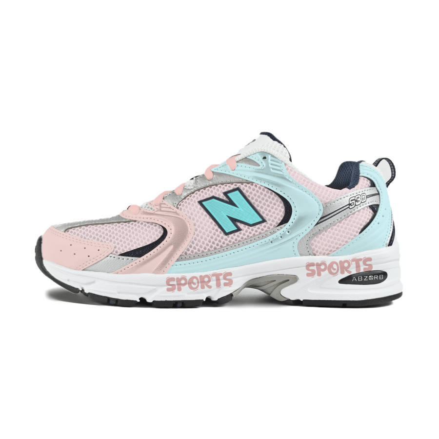 New Balance New Balance NB 530 Abrasion Resistant Low top Running Shoes Unisex Pink Blue