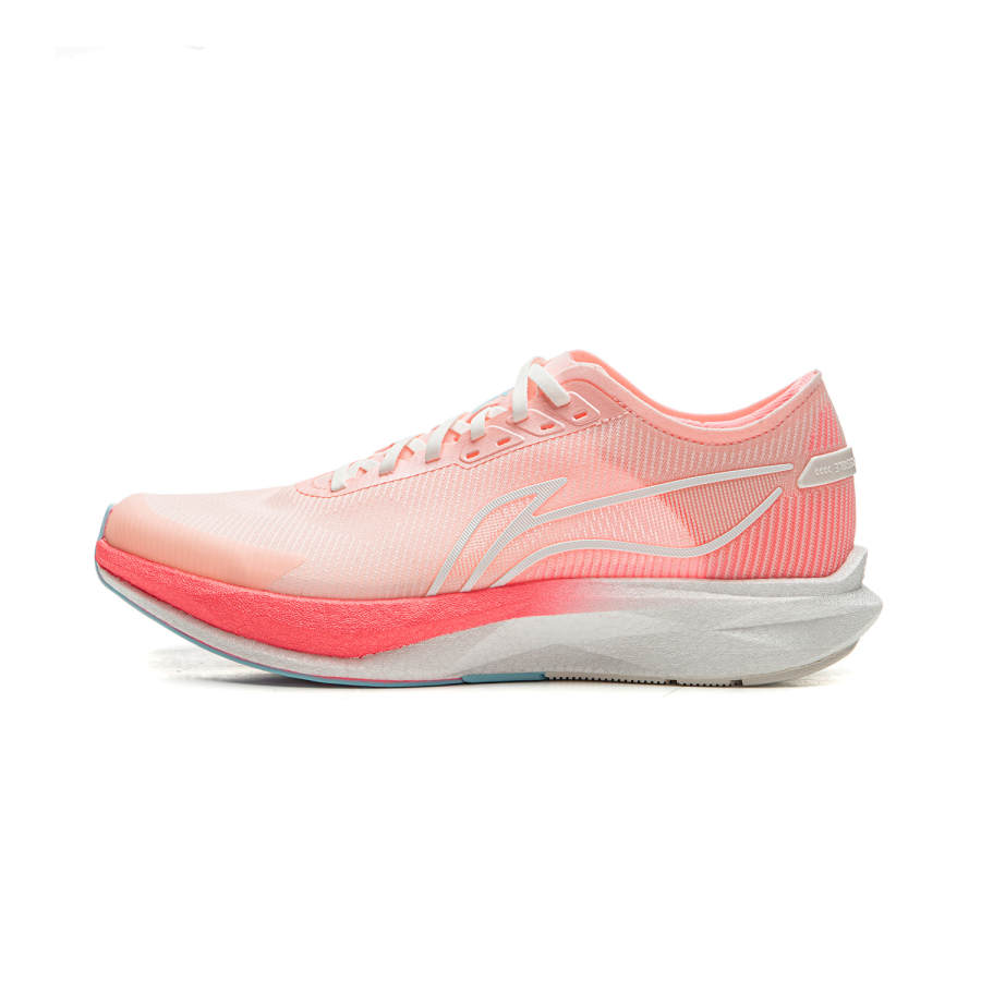 Li-Ning Li Ning ZhuiFeng Running Shoes Men's Low Top Fluorescent Light Powder