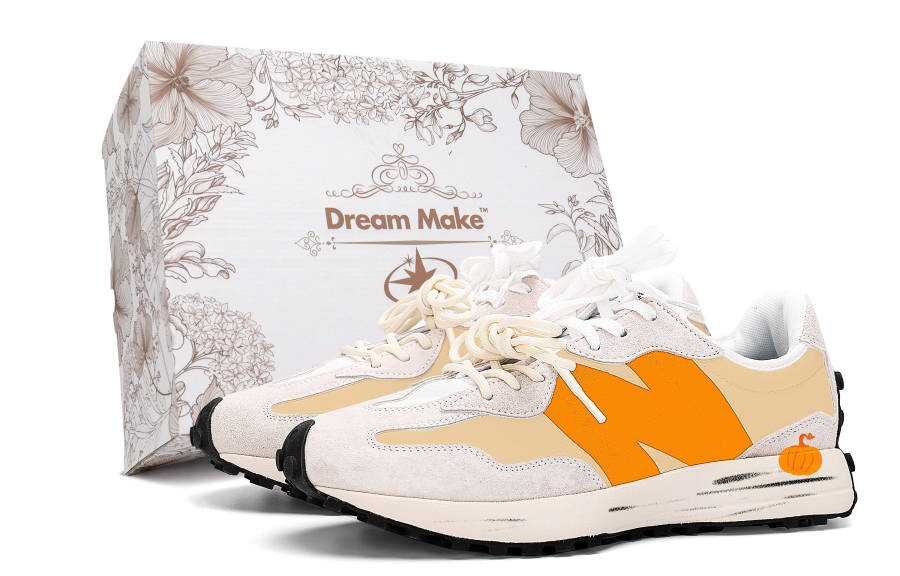 New Balance New Balance NB 327 Abrasion Resistant Low top Running Shoes Men's Beige