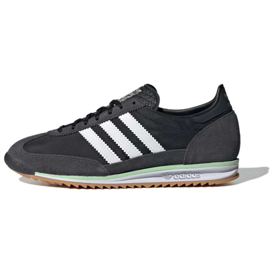 Adidas Originals SL 72 Soft And Comfortable Low top Running Shoes Unisex Black White Gray