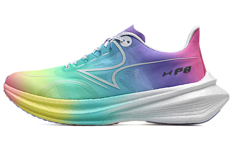 HEALTH Speeding 1.1 Cushioning Rebound Carbon Plate Marathon Running Shoes Unisex Rainbow