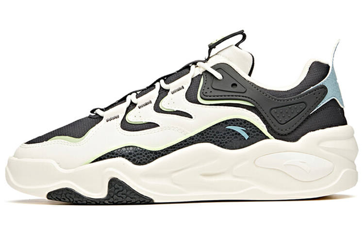 Anta Textile, Synthetic Leather Cushioning Slip Resistant Abrasion Resistant Breathable Low top Chunky Sneakers Men's