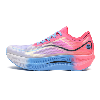 OAOU Running Shoes Unisex Moon Plum Red, Lake Blue