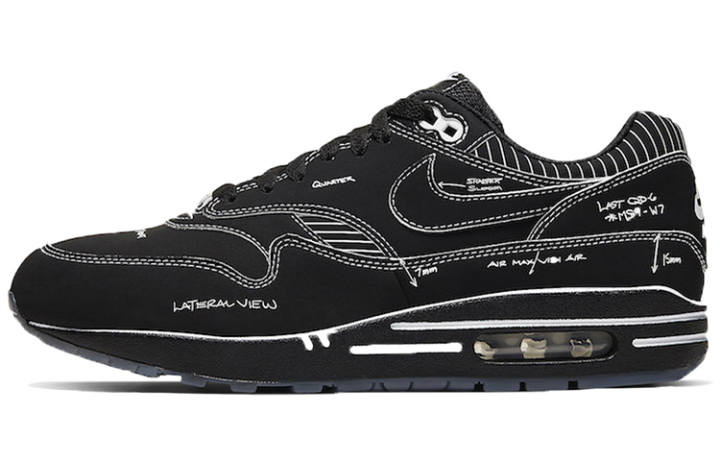 Nike Nike Air Max 1 Tinker Sketch To Shelf Black