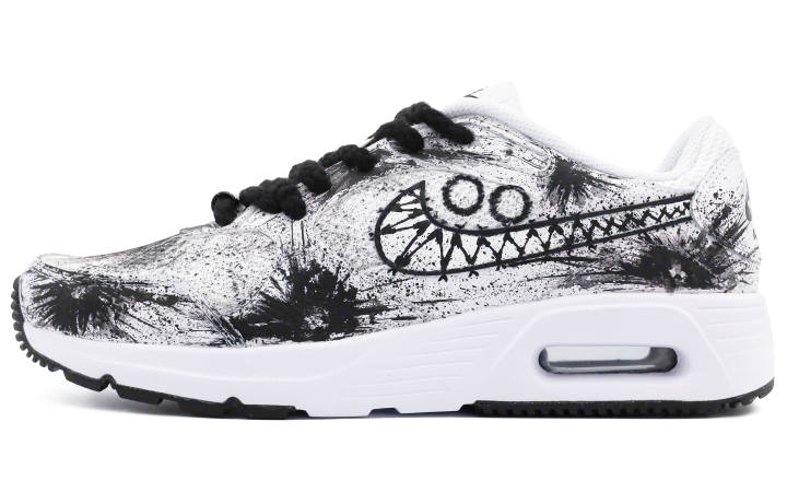 Nike Nike Air Max SC Slip Resistant, Abrasion Resistant, Breathable Low top Running Shoes Men's White Black