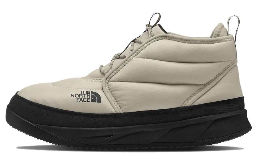 THE NORTH FACE Nse Chukkas Cushioning Height Increasing Comfortable Ankle Length Outdoor Boots Men's White Gray