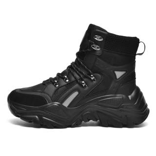 YIJIABAO Thermal Waterproof Short Outdoor Boots Unisex Black