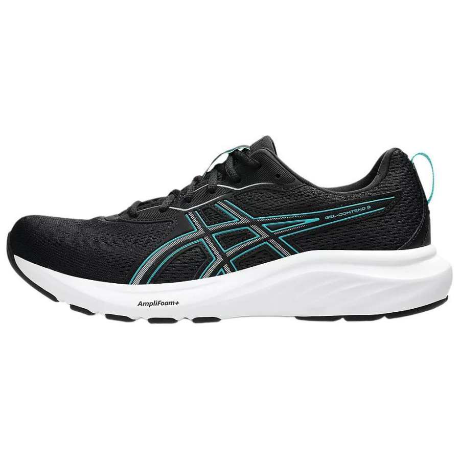 ASICS GEL CONTEND 9 Abrasion Resistant Low top Running Shoes Men's Black