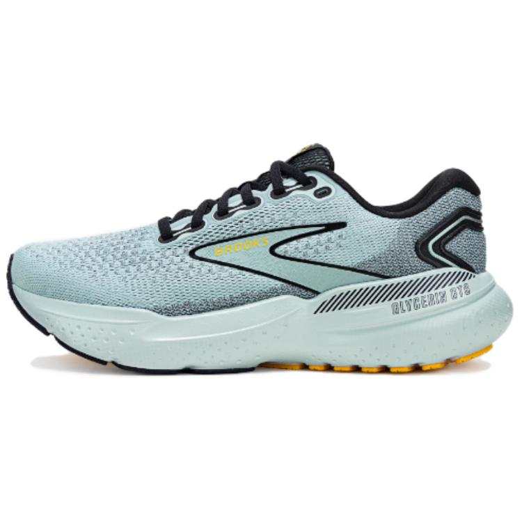 Brooks Glycerin 21 Slip Resistant Abrasion Resistant Low top Marathon Sports Running Shoes Men's Blue Black Gold