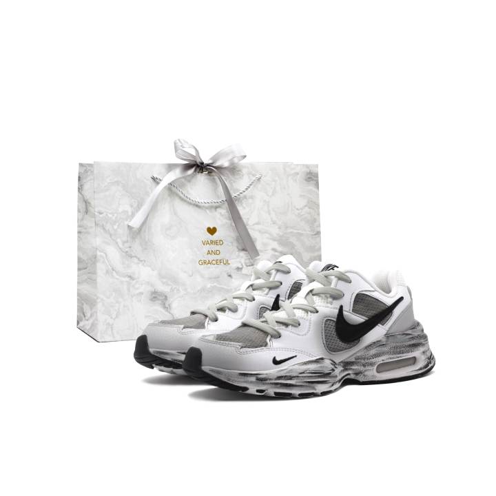 Nike Nike Air Max Fusion Cushioning Low top Casual Running Shoes Unisex Gray
