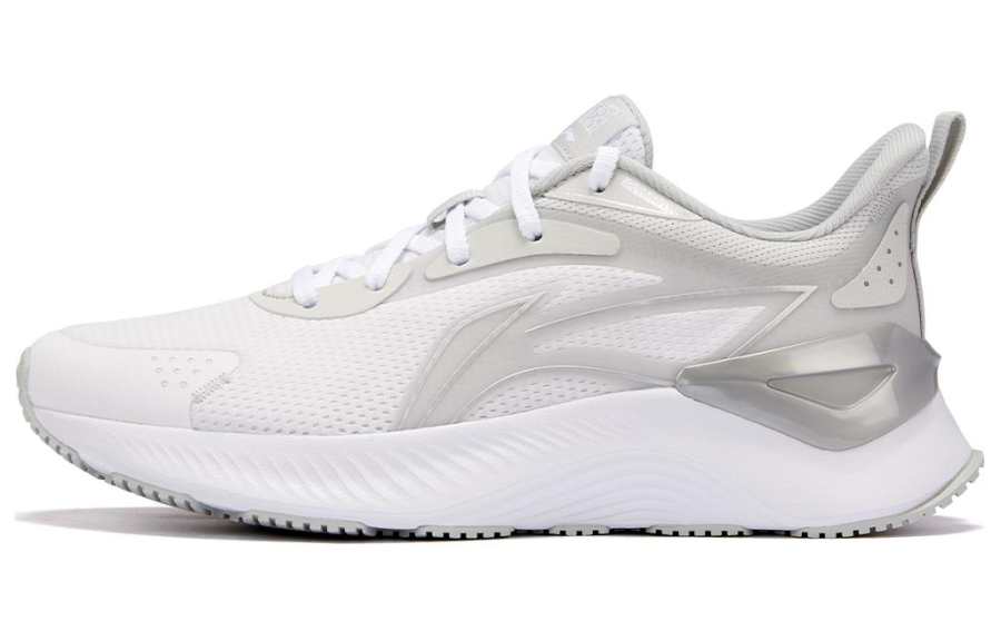 Li-Ning Li Ning YueYing 3.0 Cushioning Abrasion Resistant Breathable Low top Running Shoes Women's White Gray