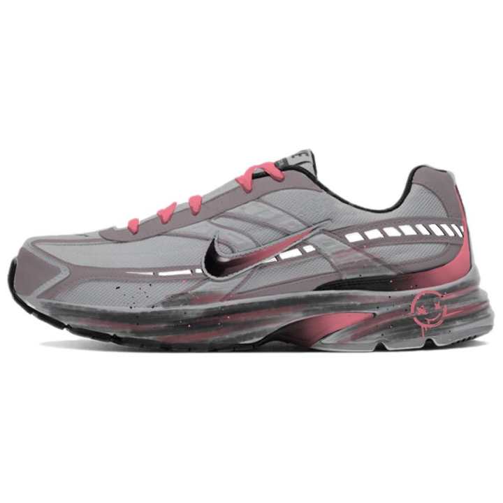 Nike Nike Initiator Mesh, Leather Cushioning Breathable Low top Casual City Commuting Running Shoes Unisex Pink Gray