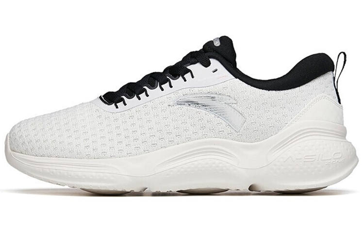 Anta Sports Cushioning Breathable Abrasion Resistant Slip Resistant Low top Running Shoes Men's White Gray Black