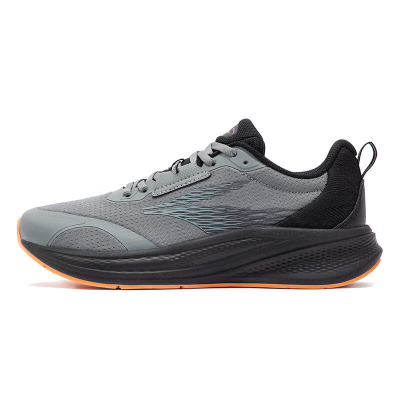 361° Wing 4.0 Cushioning Slip Resistant Abrasion Resistant Low top Running Shoes Men's Gray Black