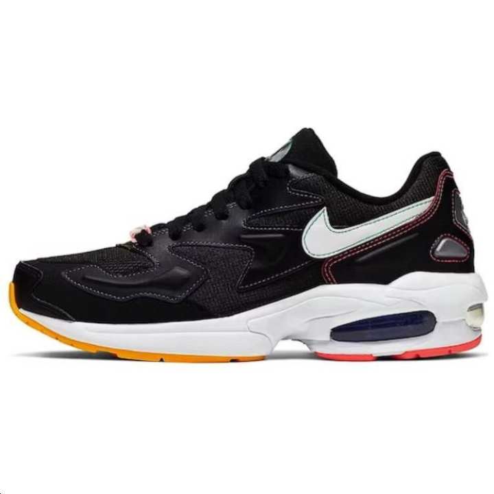 Nike Nike Air Max2 Light Black Contrast Stitching Women's