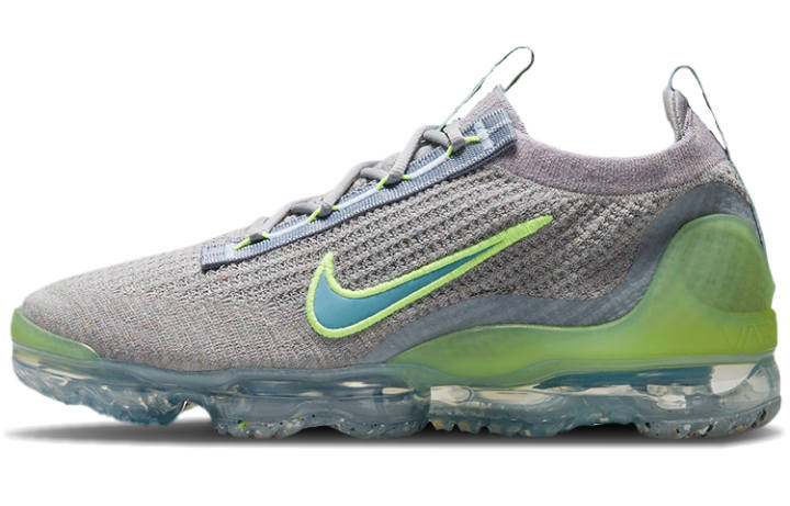 Nike Nike Air VaporMax 2021 Fk Particle Grey Liquid Lime