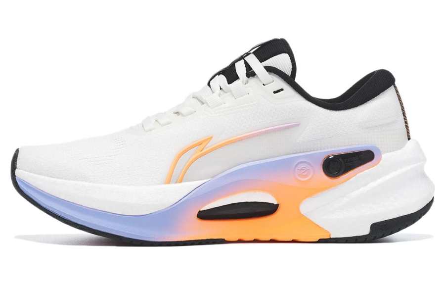 Li-Ning Li Ning Furious Rider 7.0 V2 Fabric Cushioning Breathable Low top Sprint Running Shoes Women's Ivory