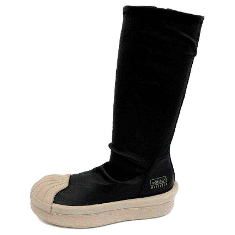 Adidas RICK OWENS x Adidas Mastodon Knee high Boots Women's Black Pink