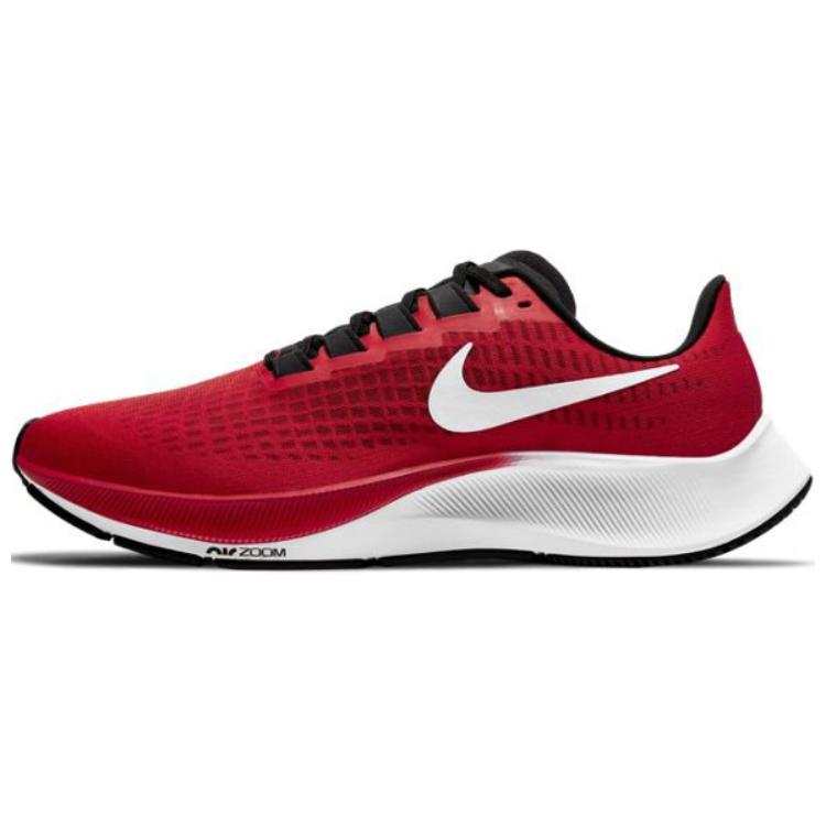 Nike Nike Pegasus 37 Slip Resistant Low top Casual Running Shoes Men's Red