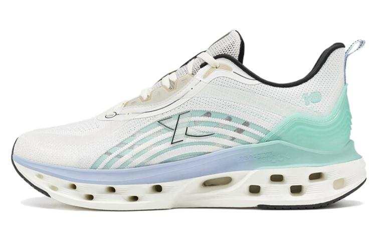 XTEP Cushioning Spin 10.0 Casual Slip Resistant, Abrasion Resistant, Breathable Low top Running Shoes Men's White Green