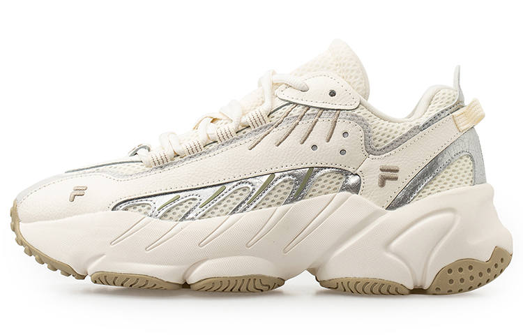 FILA FUSION Ade Fabric Low top Running Shoes Women's White Gray