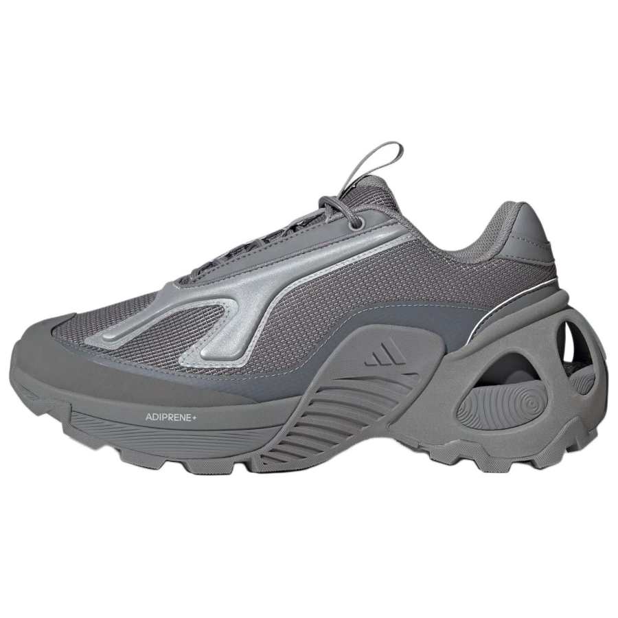 Adidas Adidas Wonder Runner Slip Resistant Abrasion Resistant Low top Casual Running Shoes Unisex Gray Silver