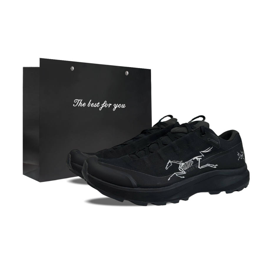 Arcteryx Arc'teryx Aerios FL Low top Casual Trail Running Training City Commuting Running Shoes Men's Black White