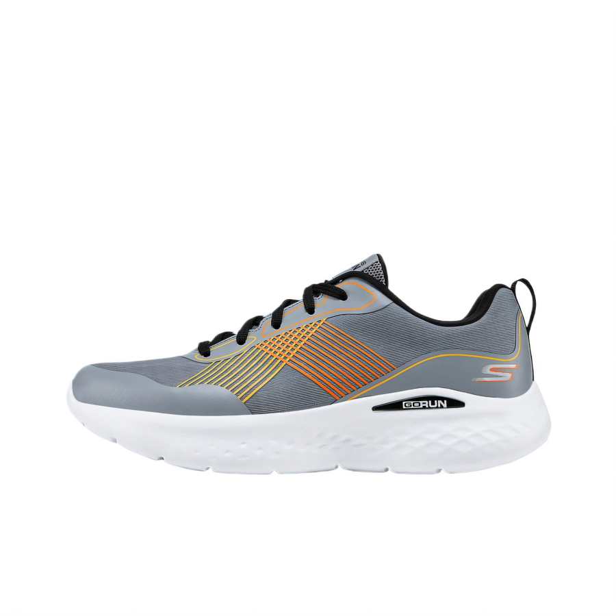 Skechers MEN'S GO Comfortable Abrasion Resistant Low top Running Shoes Men's Gray