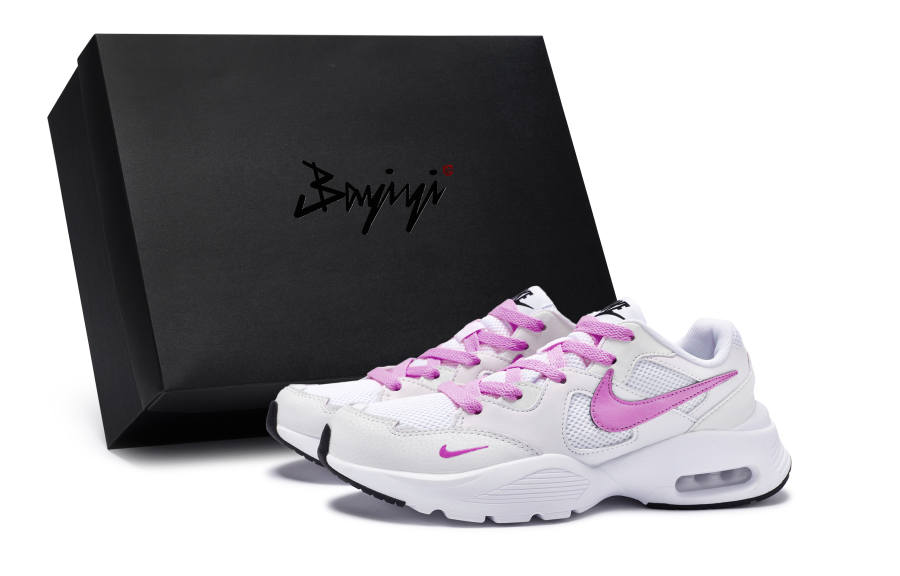 Nike Nike Air Max Fusion Waterproof Low top Running Shoes Men's White Rose Red