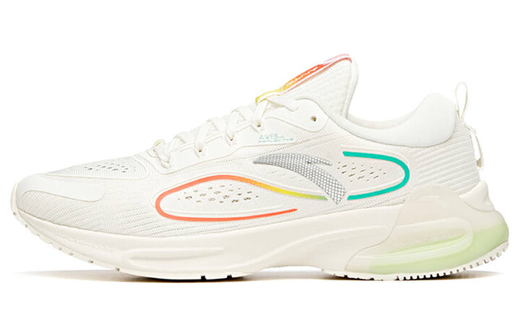 Anta Tron 1.0 Running Collection Low top Running Shoes Men's Ivory White