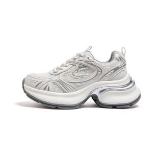 CAMEL Silver Sparkle Chunky Sneakers Women's