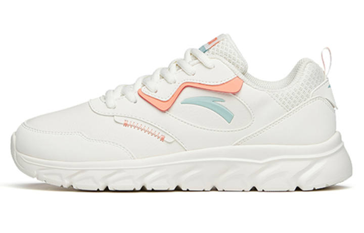 ANTA Anta Running Collection Versatile Low top Casual Sprint Running Shoes Women's White Pink