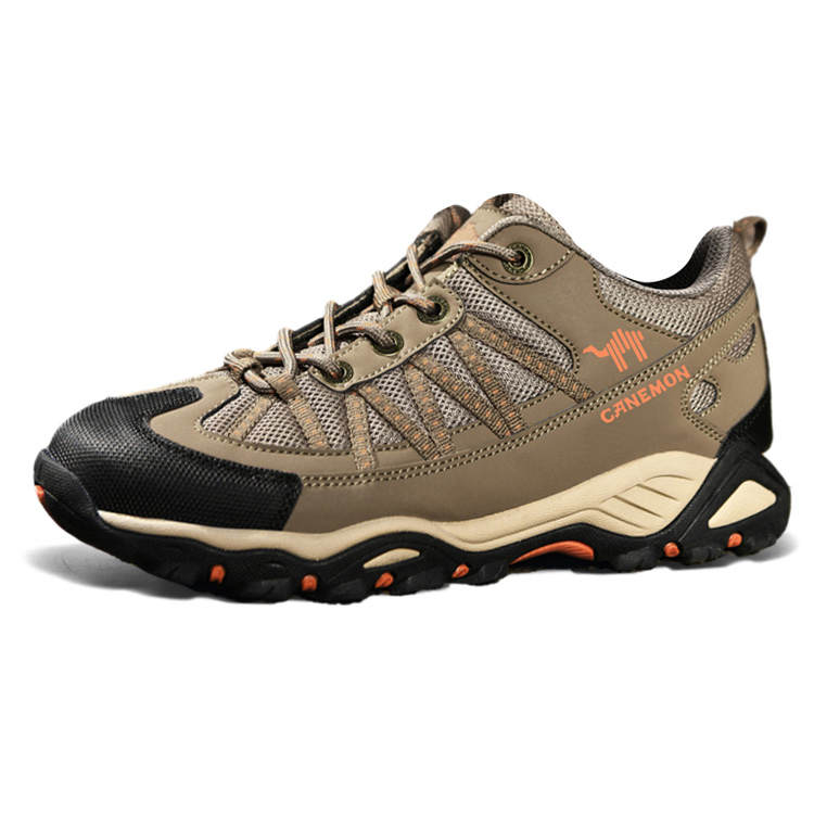 LINGHANGLUOTUO Outdoor Shoes Men's Low Top Black/Gray/Dark Blue/Brown