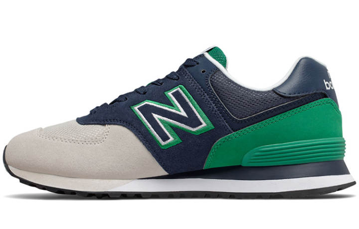 New Balance New Balance Comfortable Low top Running Shoes Unisex Gray Green Blue D Width