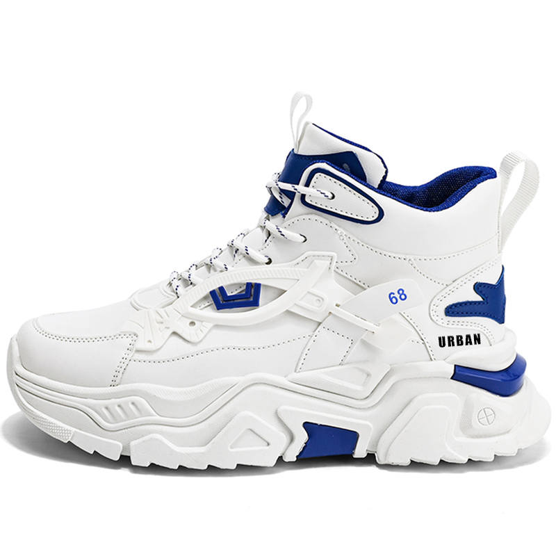 URBAN AUTHENTIC Slip Resistant Abrasion Resistant High top Chunky Sneakers Men's