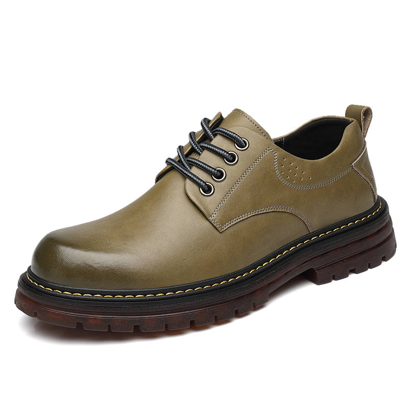 HBRK Men's Casual Shoes Men's Low Top Black/Brown/Khaki