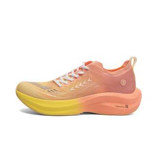 LPMX Cushioning Slip Resistant Breathable Low top Marathon Running Shoes Men's Yellow Orange